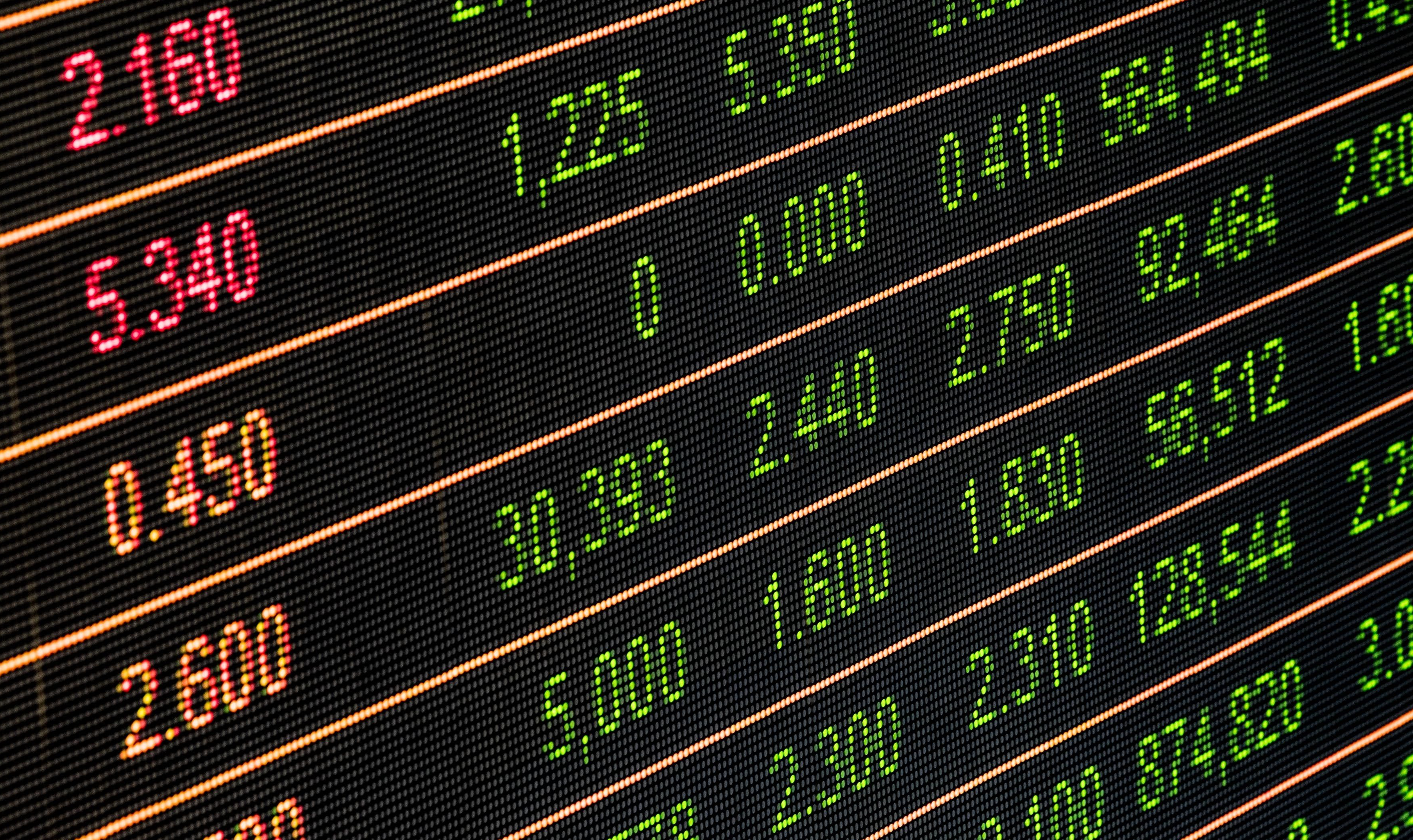 Stock-market display